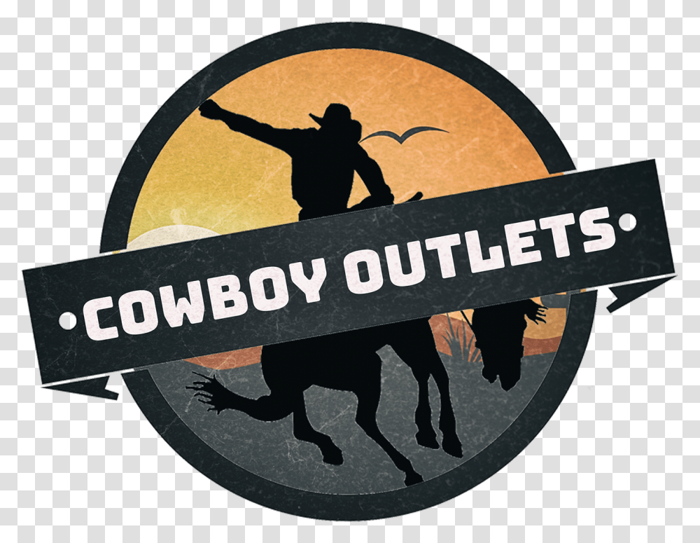 Cowboy Outlets Logo Silhouette, Person, Ninja, Hand Transparent Png