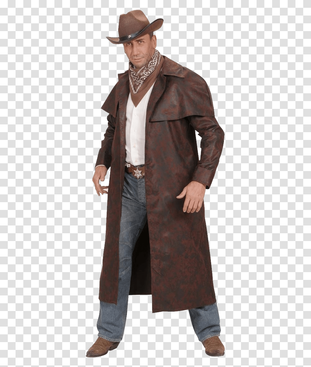 Cowboy, Person, Apparel, Coat Transparent Png