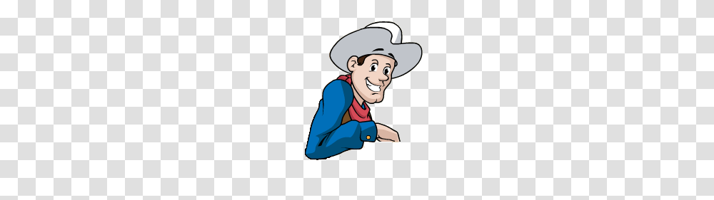 Cowboy, Person, Kneeling, Chef Transparent Png