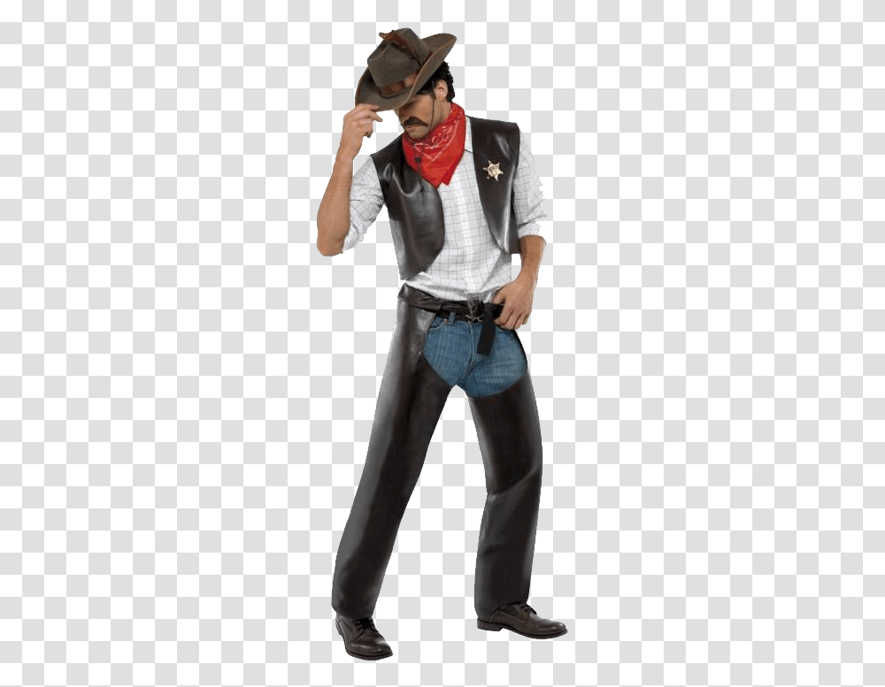 Cowboy, Person, Pants, Apparel Transparent Png