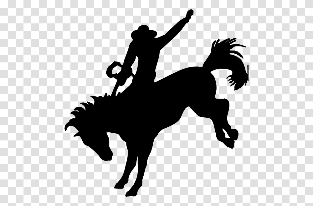 Cowboy Riding A Horse Silhouette Download Silhouette Cowboy Riding Horse, Dance Pose, Leisure Activities, Stencil, Frisbee Transparent Png
