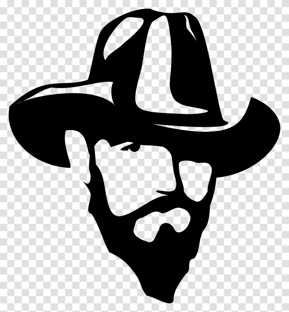 Cowboy Silhouette Clip Art Clipart Cowboy Head Silhouette, Gray, World Of Warcraft Transparent Png