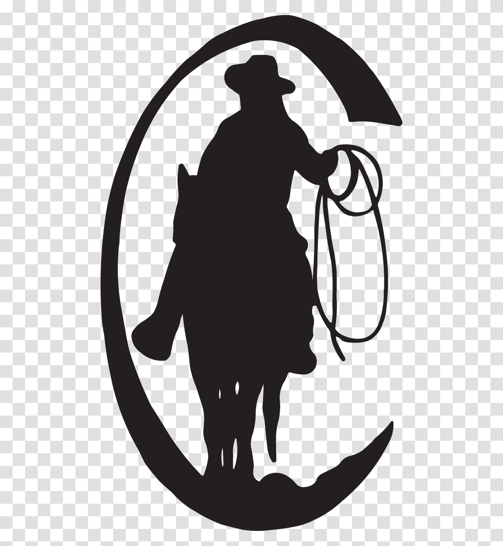 Cowboy Silhouette Cowboy Shadow, Person, Human, Stencil Transparent Png