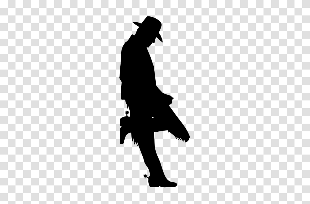 Cowboy Silhouette Drawing, Rug, Tie, Leisure Activities Transparent Png