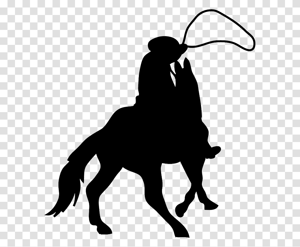 Cowboy Silhouette Image, Stencil, Dog, Pet, Canine Transparent Png