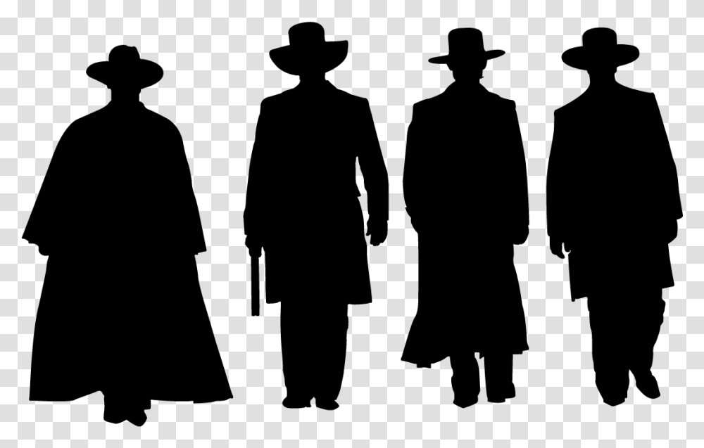 Cowboy Silhouette Tombstone Movie Silhouette, Gray, World Of Warcraft Transparent Png