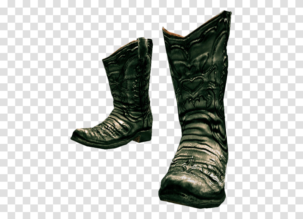 Cowboys Boots Black Cowboy Boots, Apparel, Footwear, Person Transparent Png
