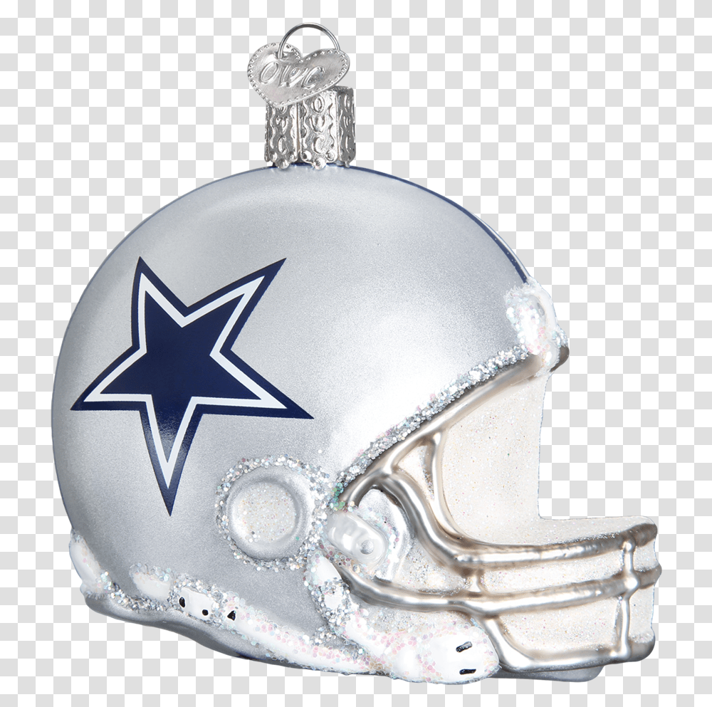 Cowboys Helmet Dallas Cowboys Christmas Ornaments, Apparel, Team Sport, Sports Transparent Png