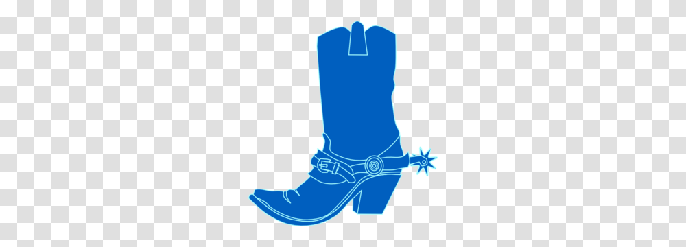 Cowbpy Hat Blue Clip Art Gender Reveal Clip Art, Apparel, Footwear, Boot Transparent Png
