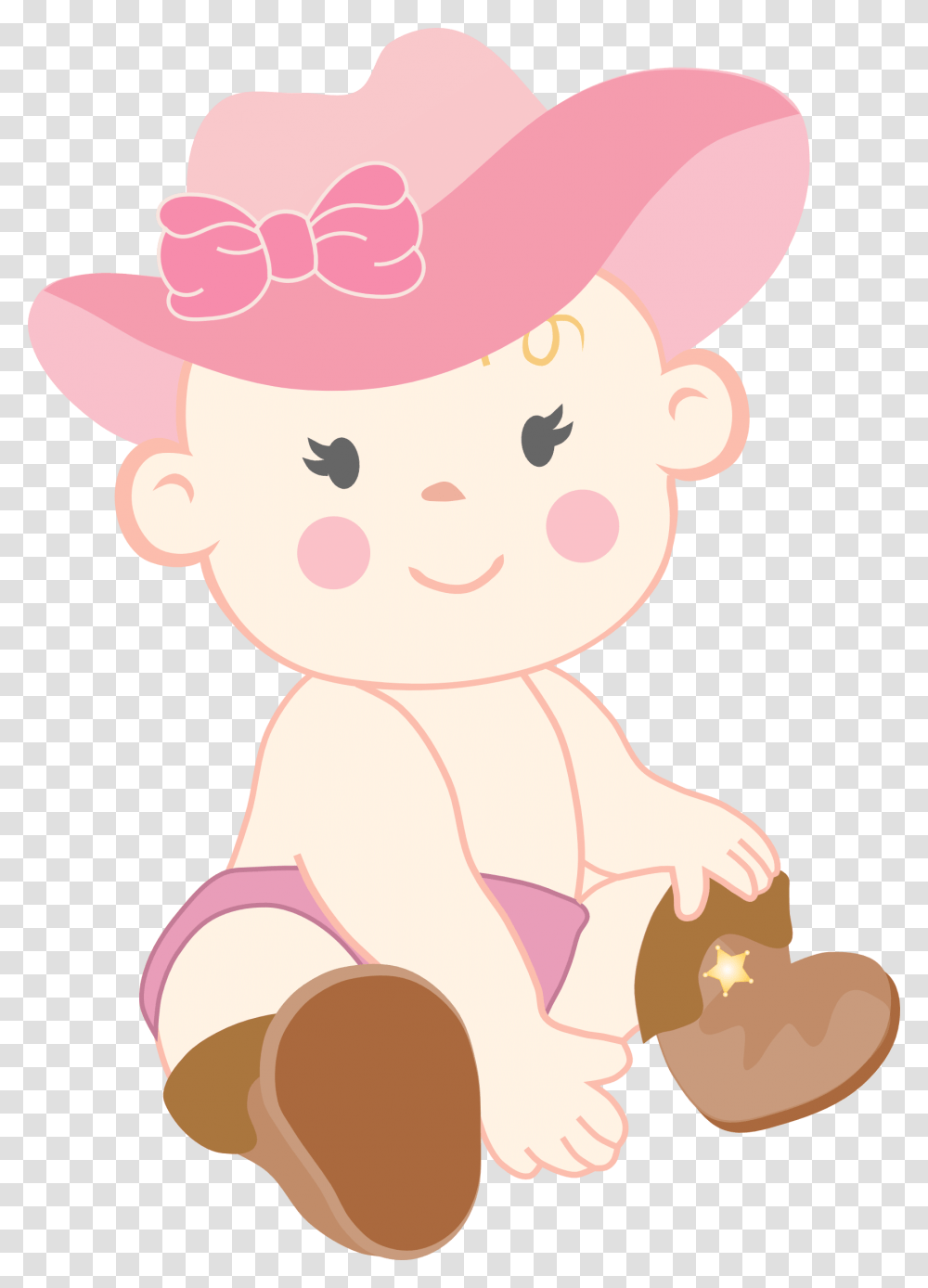 Cowgirl Baby Cliparts, Hat, Apparel, Cowboy Hat Transparent Png