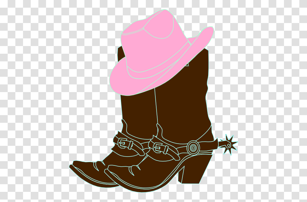 Cowgirl Boots And Pink Cowgirl Hat Svg Clip Arts Blue Cowboy Boot Clipart, Apparel, Footwear, Person Transparent Png
