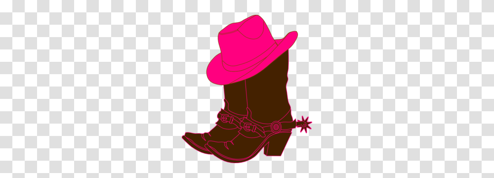 Cowgirl Boots Clip Art, Apparel, Footwear, Hat Transparent Png