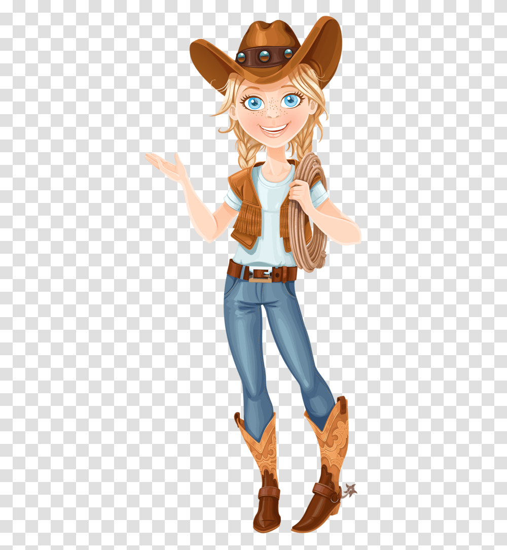 Cowgirl Cartoon Characters, Person, Costume, People, Face Transparent Png