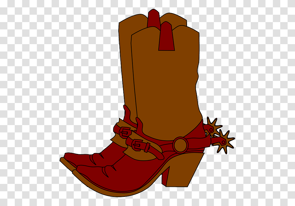 Cowgirl Clipart Baby Cowgirl, Apparel, Footwear, Boot Transparent Png