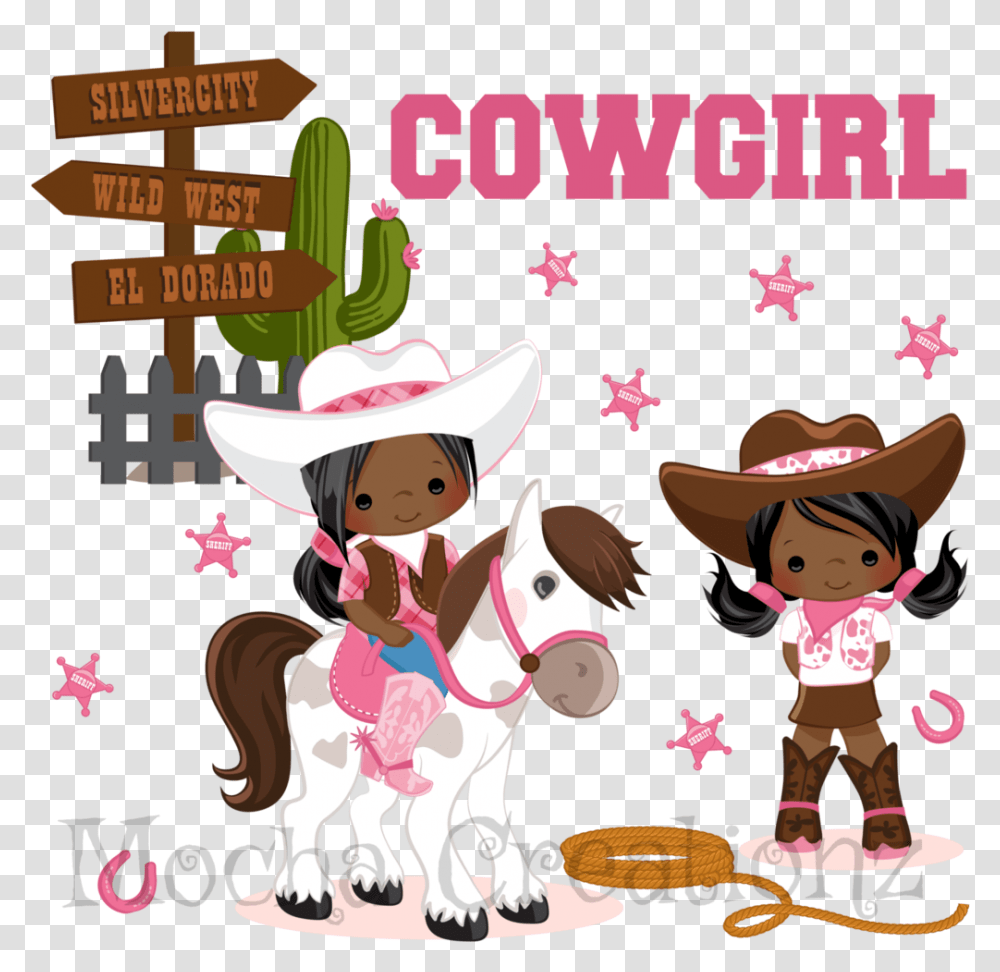 Cowgirl Clipart Clip Art African American Cowgirl, Hat, Poster, Advertisement Transparent Png