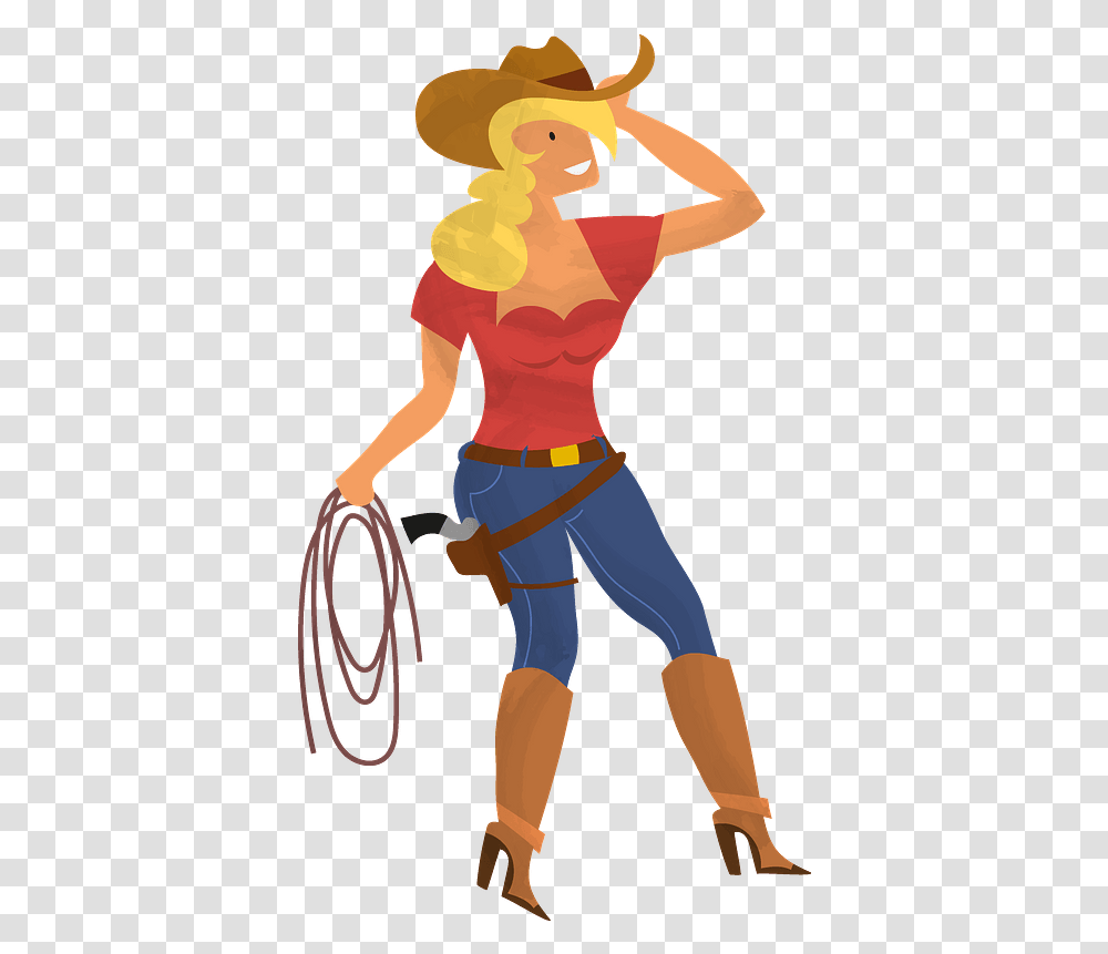 Cowgirl Clipart For Women, Whip, Person, Human Transparent Png