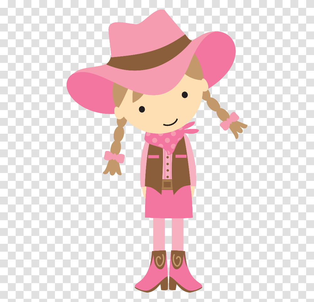 Cowgirl Clipart Western Party Cute Cowgirl Clipart, Doll, Toy, Apparel Transparent Png