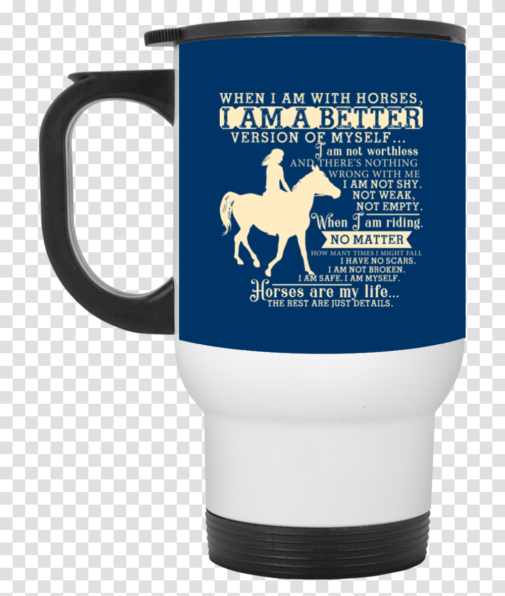 Cowgirl Quote Barrel Racing Stallion, Coffee Cup, Horse, Mammal, Animal Transparent Png