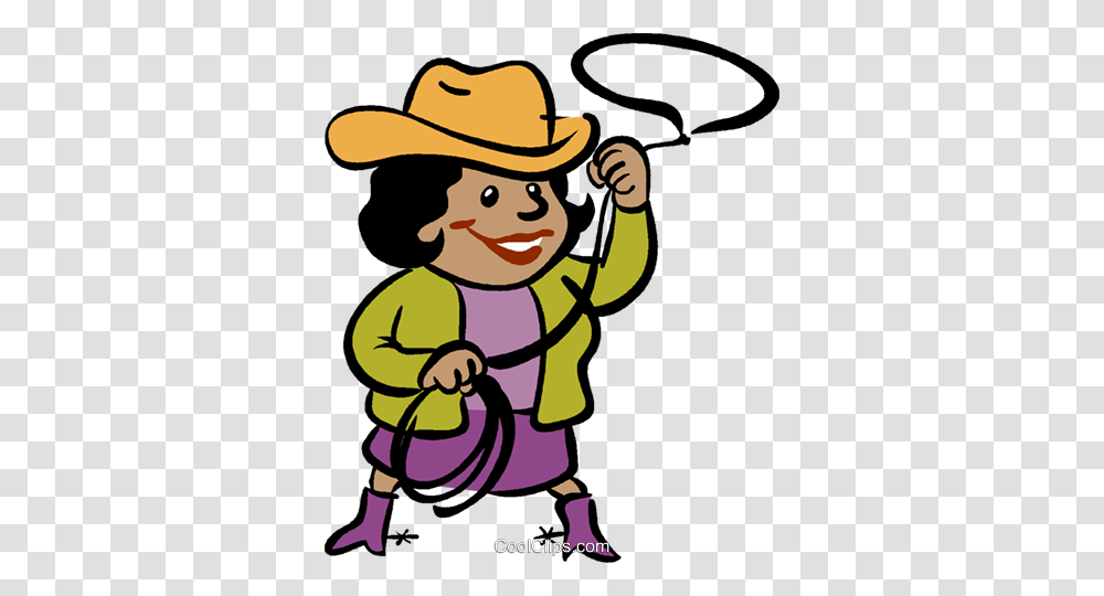 Cowgirl Royalty Free Vector Clip Art Illustration, Outdoors, Hat, Nature, Cleaning Transparent Png