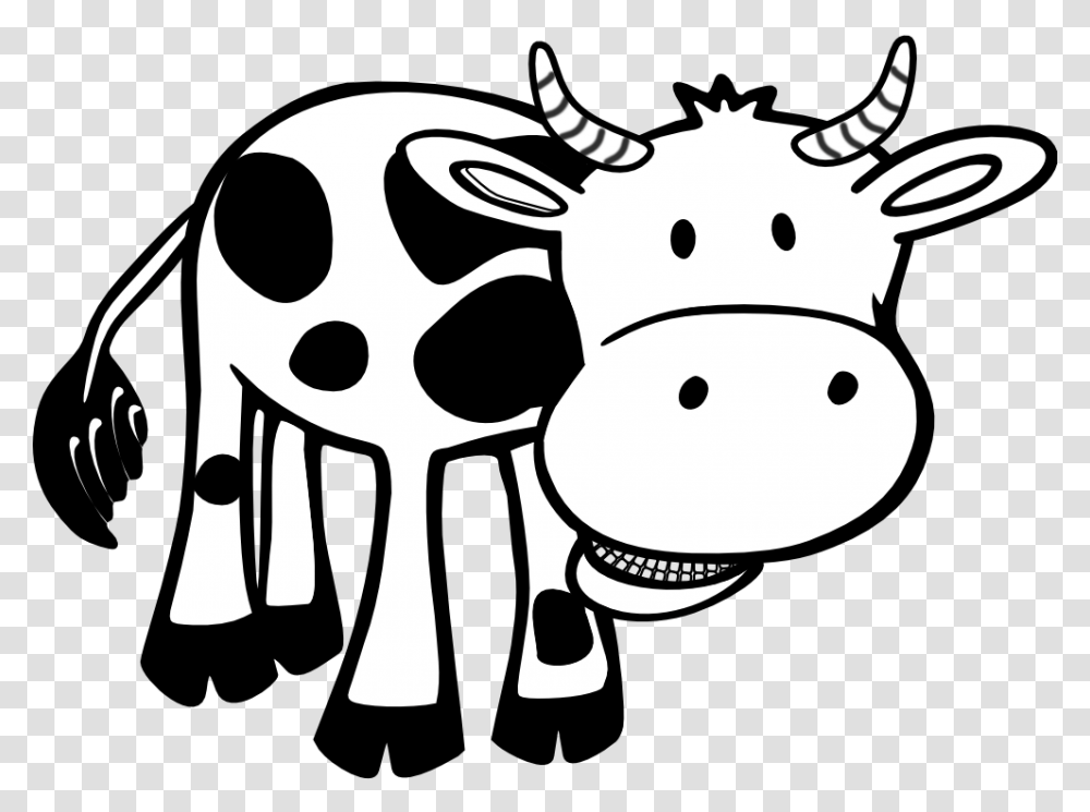 Cows Clipart, Cattle, Mammal, Animal, Stencil Transparent Png