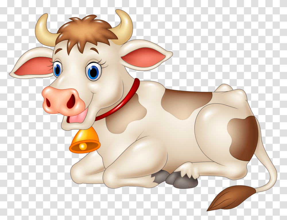 Cows Clipart Mouth Cartoon Animals, Toy, Cattle, Mammal, Dairy Cow Transparent Png