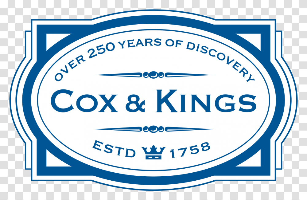 Cox And Kings Logo Cox And Kings Logo, Label, Text, Sticker, Symbol Transparent Png