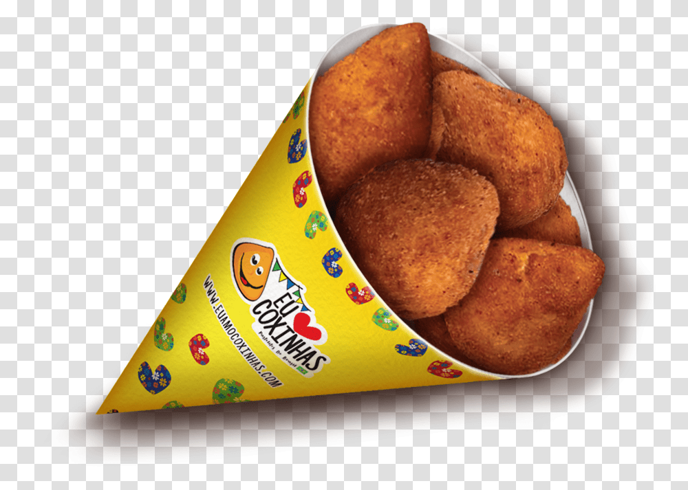 Coxinha Coxinha No Cone Desenho, Fried Chicken, Food, Nuggets, Banana Transparent Png