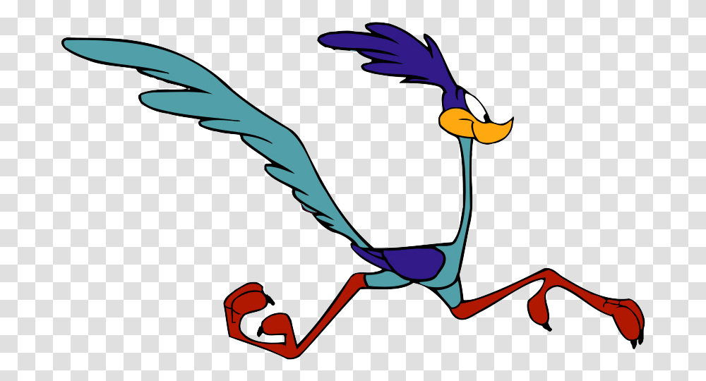 Coyote And The Road Runner Cartoon Looney Tunes Clip Road Runner Looney Tunes Clipart, Animal, Bird, Flying, Insect Transparent Png