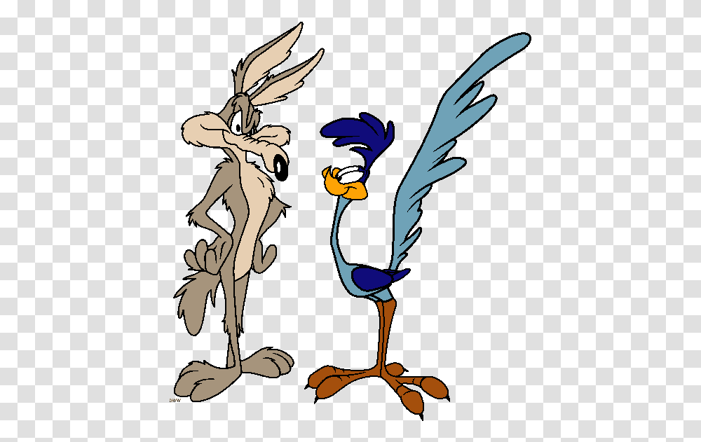 Coyote And The Road Runner Looney Tunes Marvin The Looney Tunes Road Runner Cartoon, Jay, Bird, Animal, Blue Jay Transparent Png