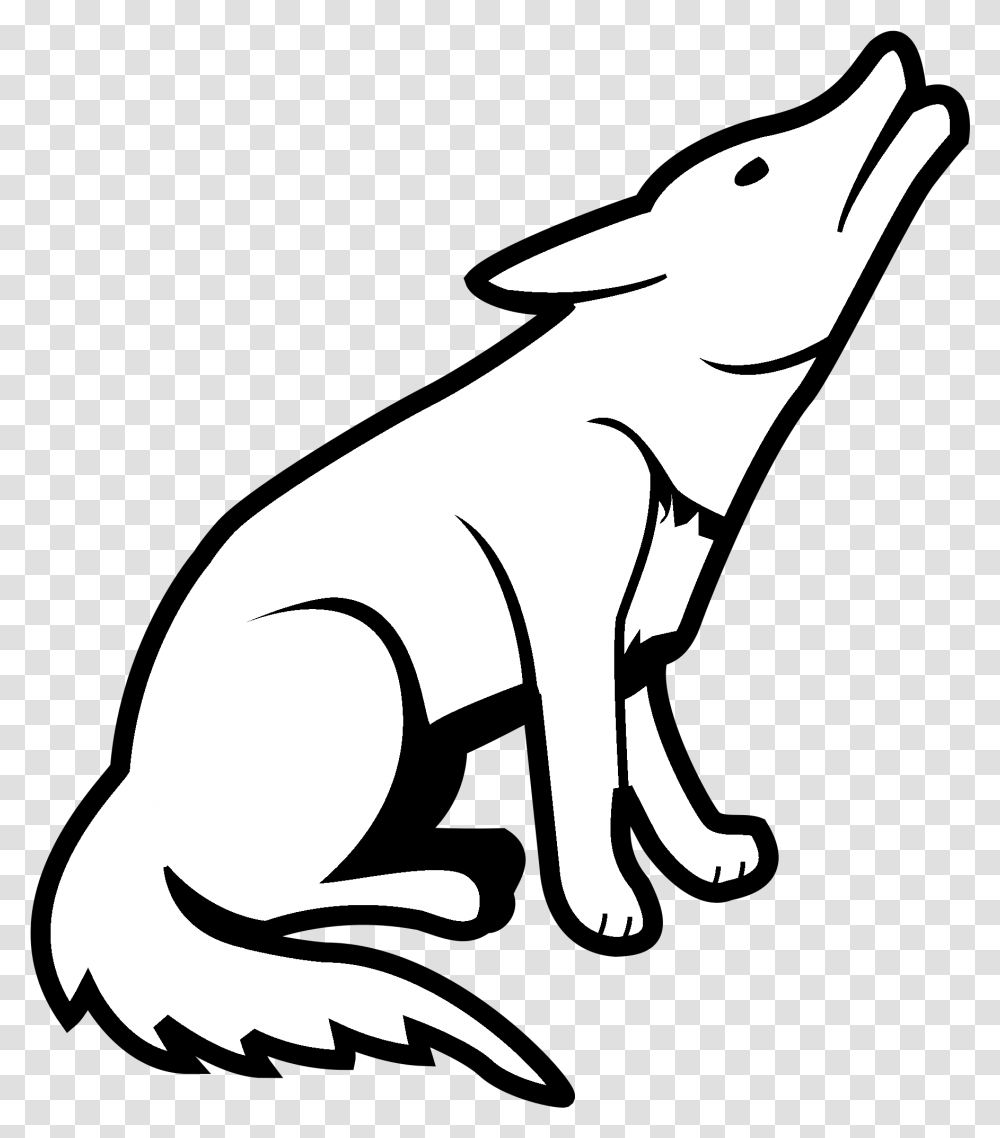 Coyote Linux Logo Coyote Clipart, Mammal, Animal, Stencil, Shark Transparent Png