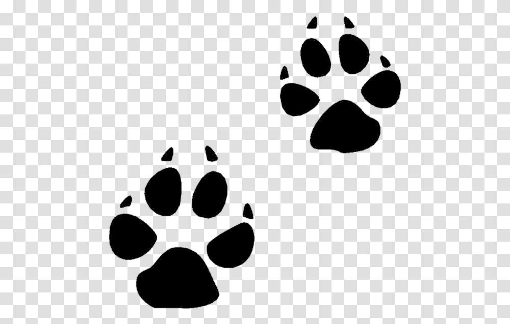 Coyote Paw Prints Animal Track Clipart, Footprint, Wristwatch, Silhouette Transparent Png