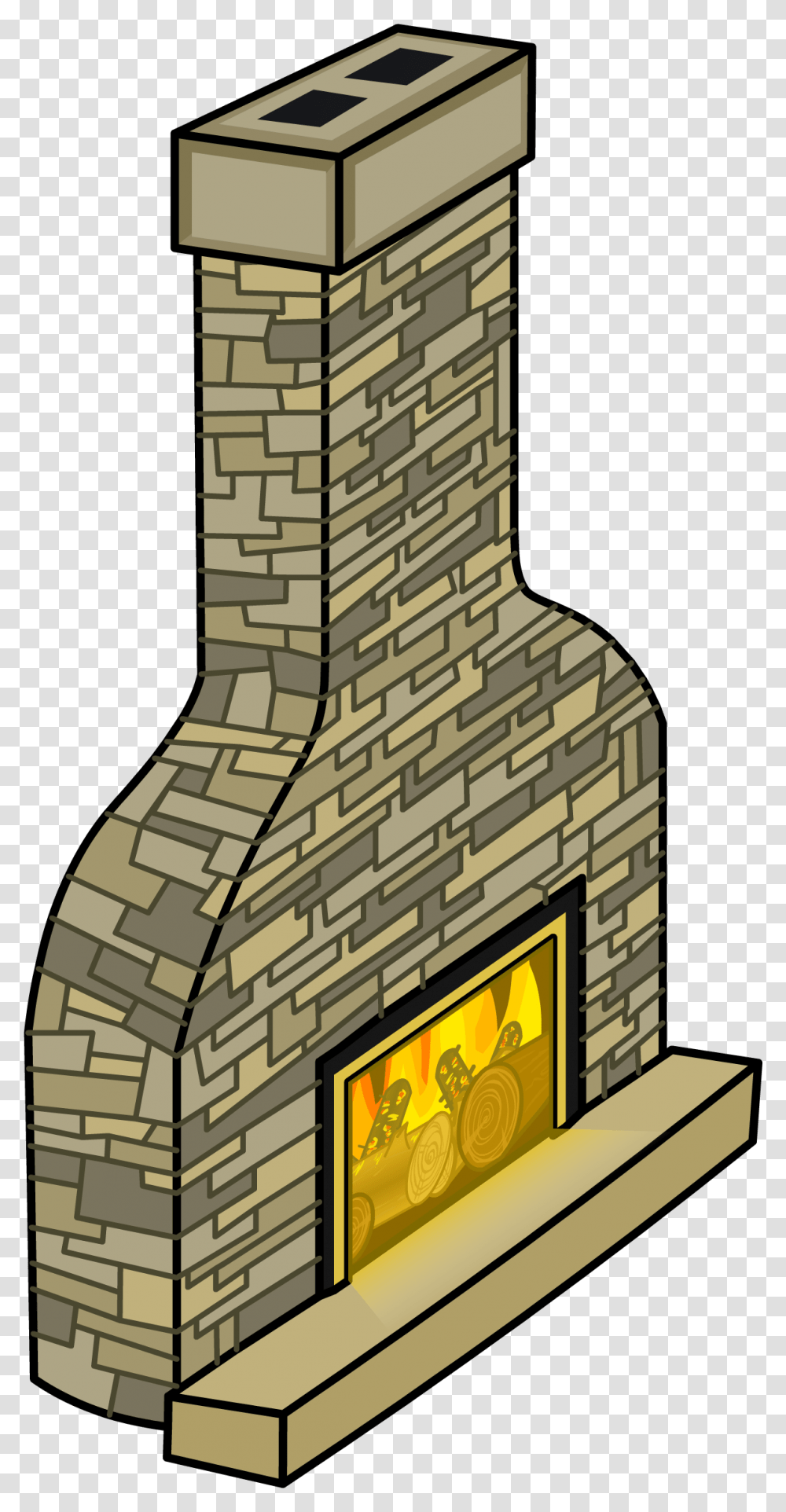 Cozy Fireplace Sprite Hearth, Brick, Tower, Architecture, Building Transparent Png