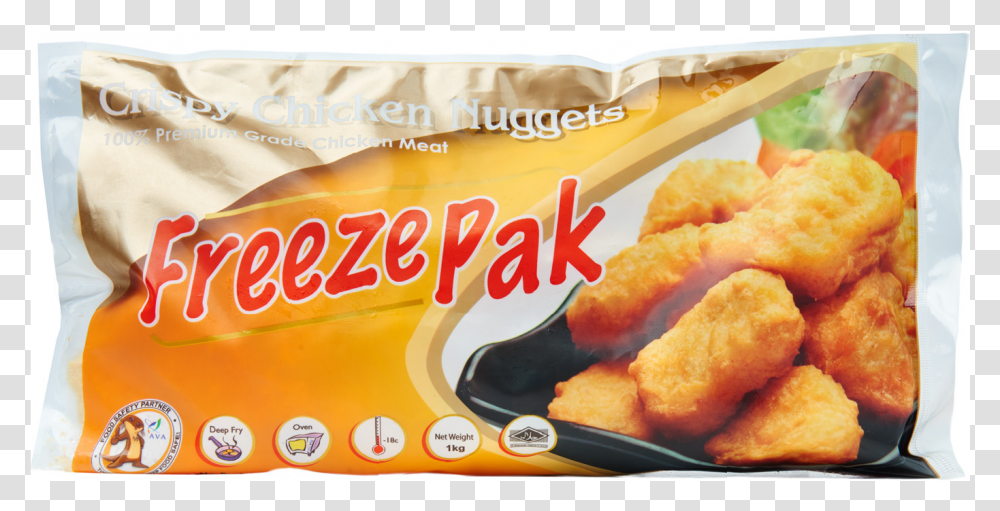Cp Freezepak Crispy Chicken Nuggets 1kgTitle Cp Freezepak Chicken Nuggets, Fried Chicken, Food, Hot Dog Transparent Png