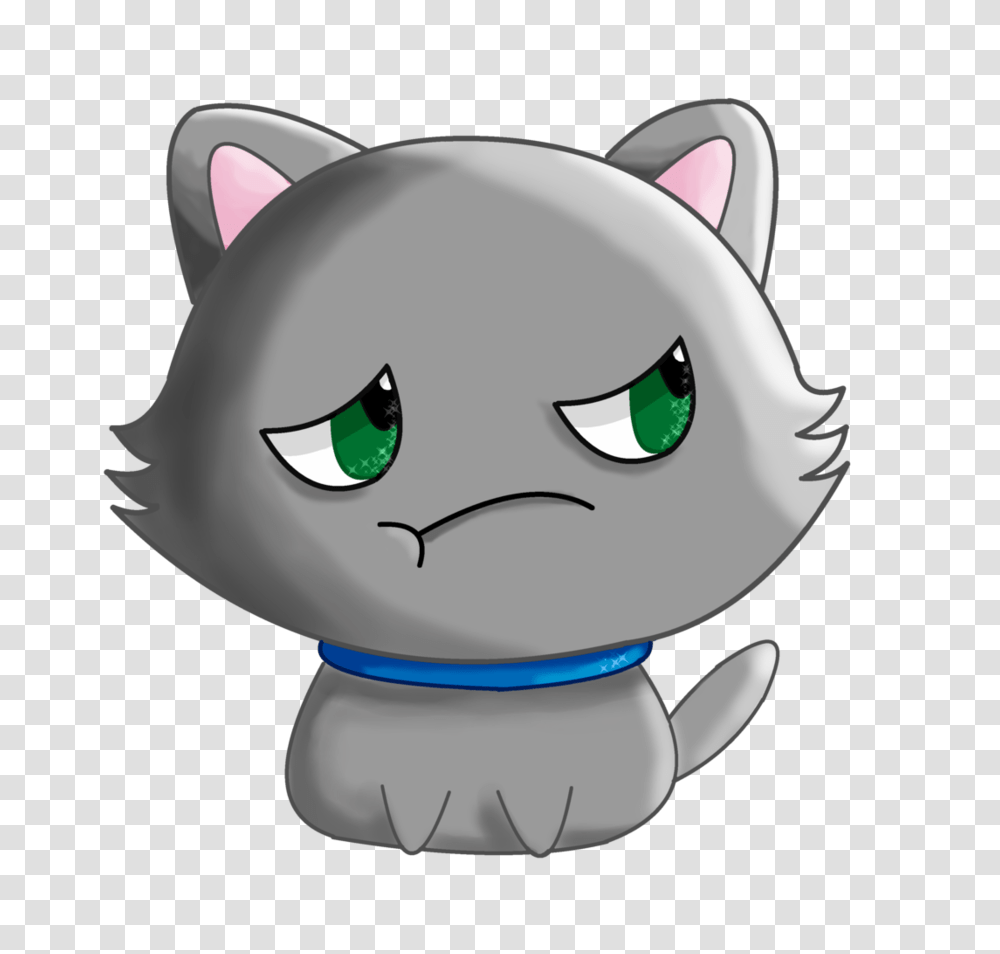 Cp Grumpy Chibi Cat, Helmet, Apparel, Animal Transparent Png