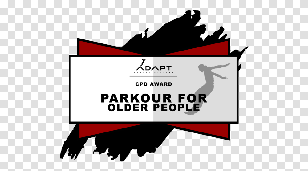 Cpd Parkour For Older People December 2020 Adapt Parkour, Text, Paper, Person, Human Transparent Png