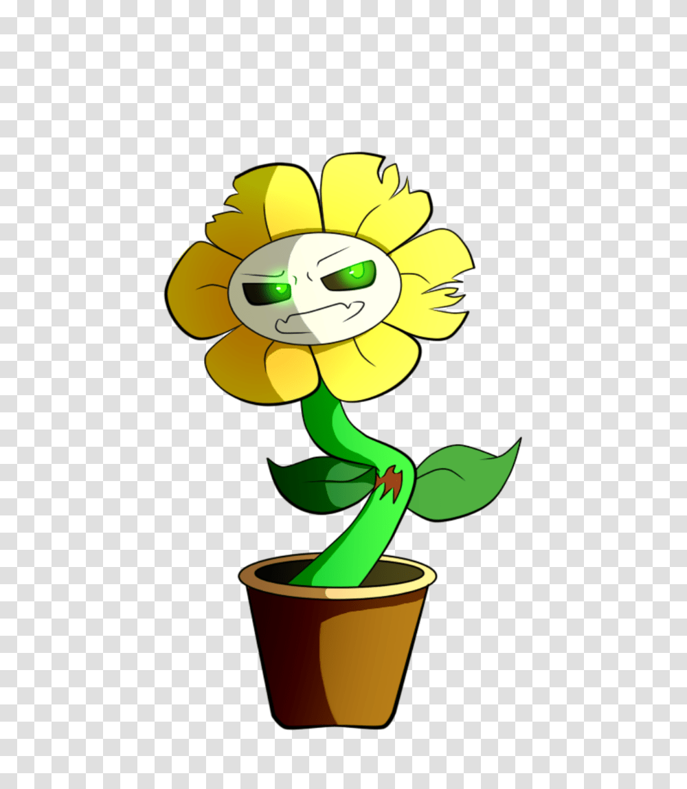 Cpgarasuflowey, Green, Plant, Pot Transparent Png