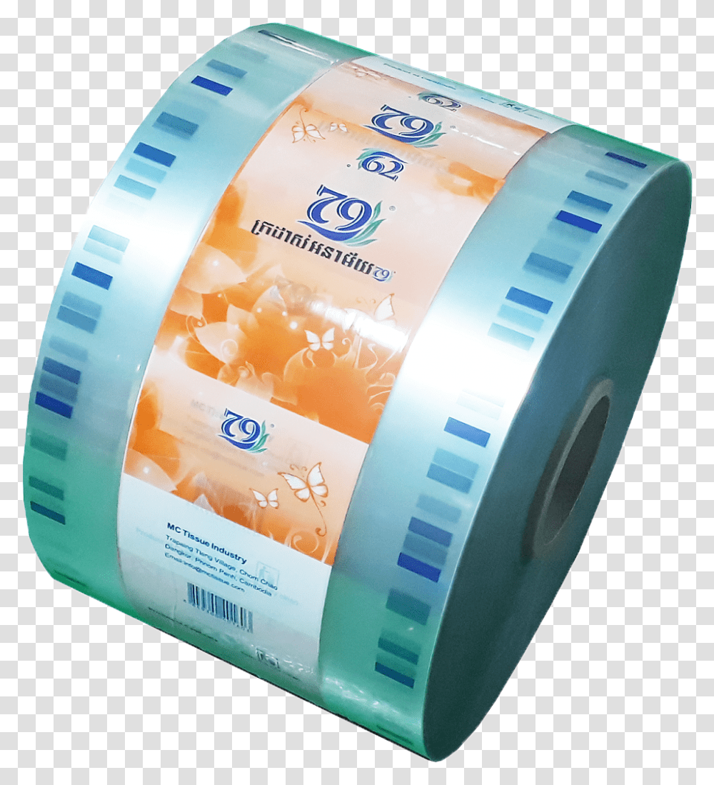 Cpp Film Roll For Auto Packing Label, Tape, Dvd, Disk Transparent Png
