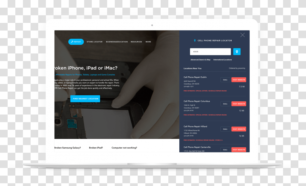 Cpr Website Design By Front Porch Solutions Hand, Person, Human, Monitor, Screen Transparent Png