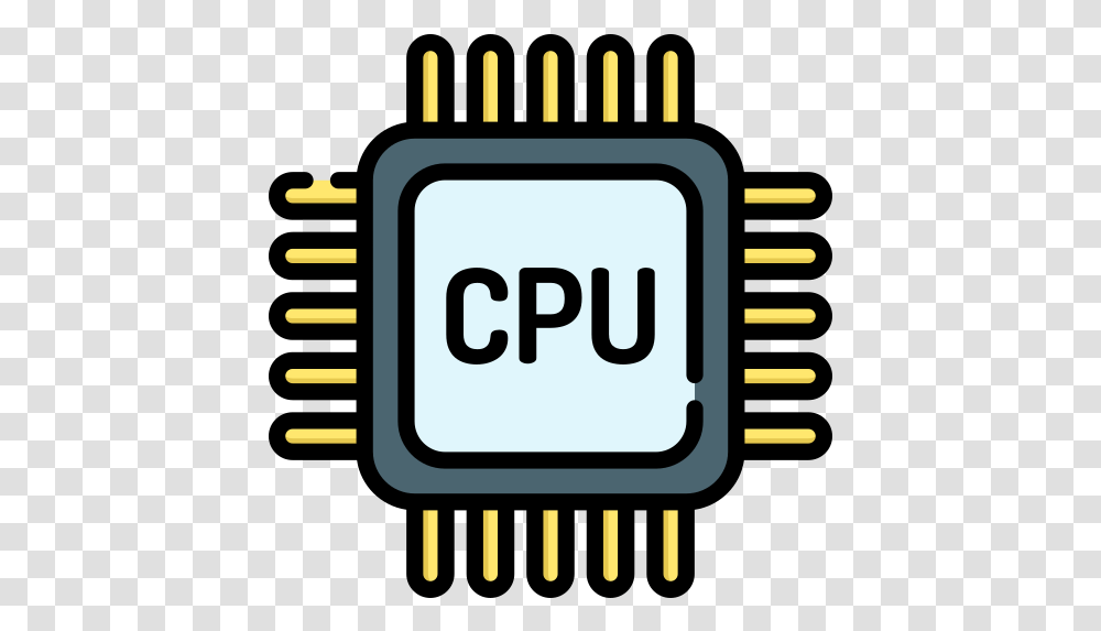 Cpu Cpu Icono, Electronic Chip, Hardware, Electronics, Computer Transparent Png