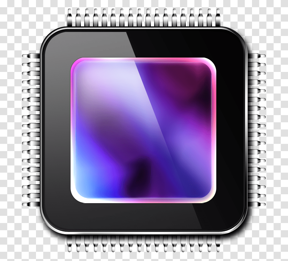 Cpu Electronic Microprocessor Icon Cpu Icon, Electronic Chip, Hardware, Electronics, Computer Transparent Png
