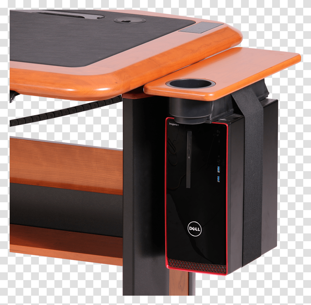 Cpu Holder For Standing Desk, Furniture, Table, Mailbox, Electronics Transparent Png