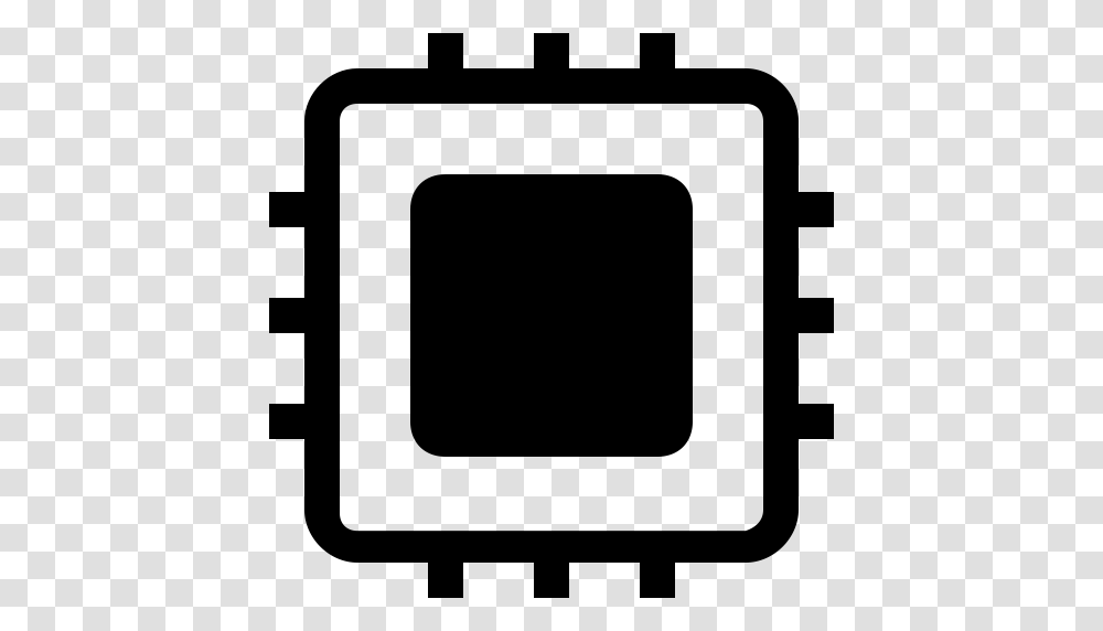 Cpu Occupancy Cpu Micro Chip Icon With And Vector Format, Gray, World Of Warcraft Transparent Png