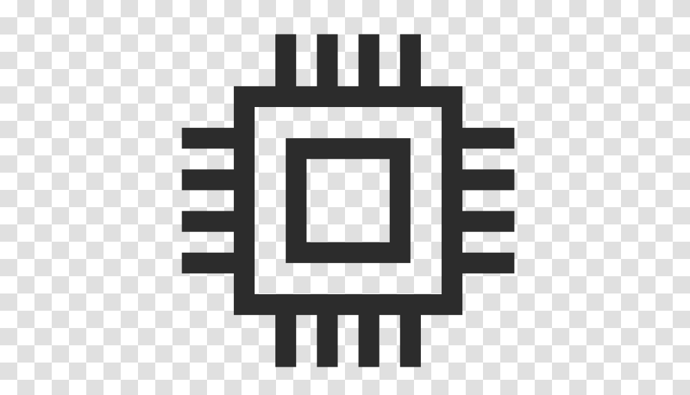 Cpu Processor Mobile Icon With And Vector Format For Free, Cross, Tabletop Transparent Png