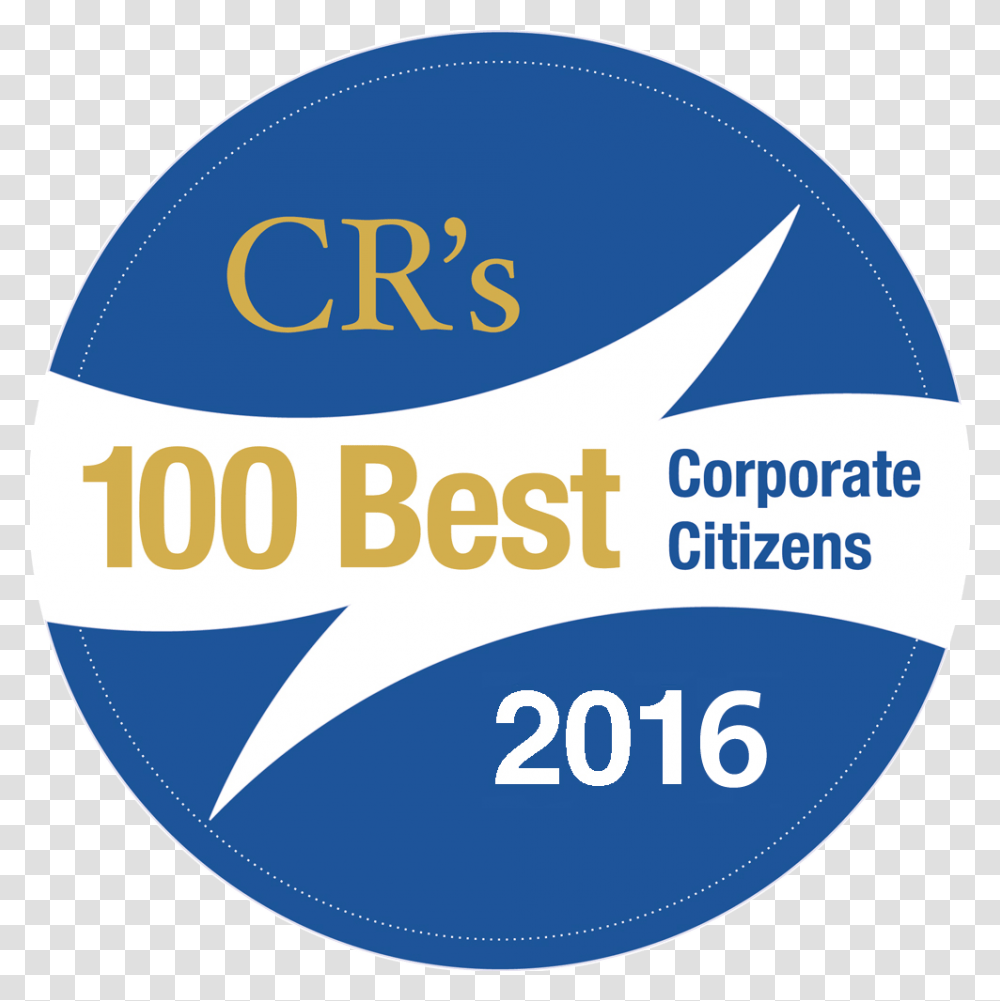 Cr Magazine's 100 Best Corporate Citizens, Label, Sticker, Outdoors Transparent Png