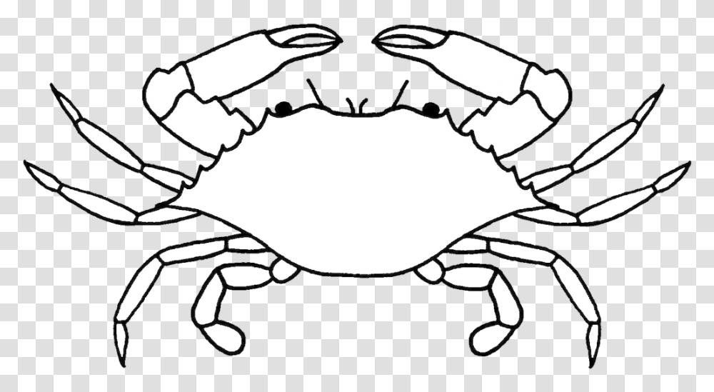 Crab Black And White Legs Crab Black And White, Sea Life, Animal, Seafood, Person Transparent Png