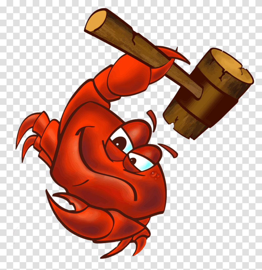 Crab Boiling In Pot Clipart, Seafood, Sea Life, Animal, Crawdad Transparent Png