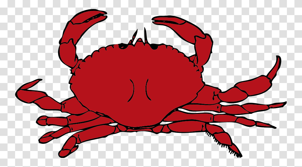 Crab Clipart For Web, Seafood, Sea Life, Animal, Person Transparent Png