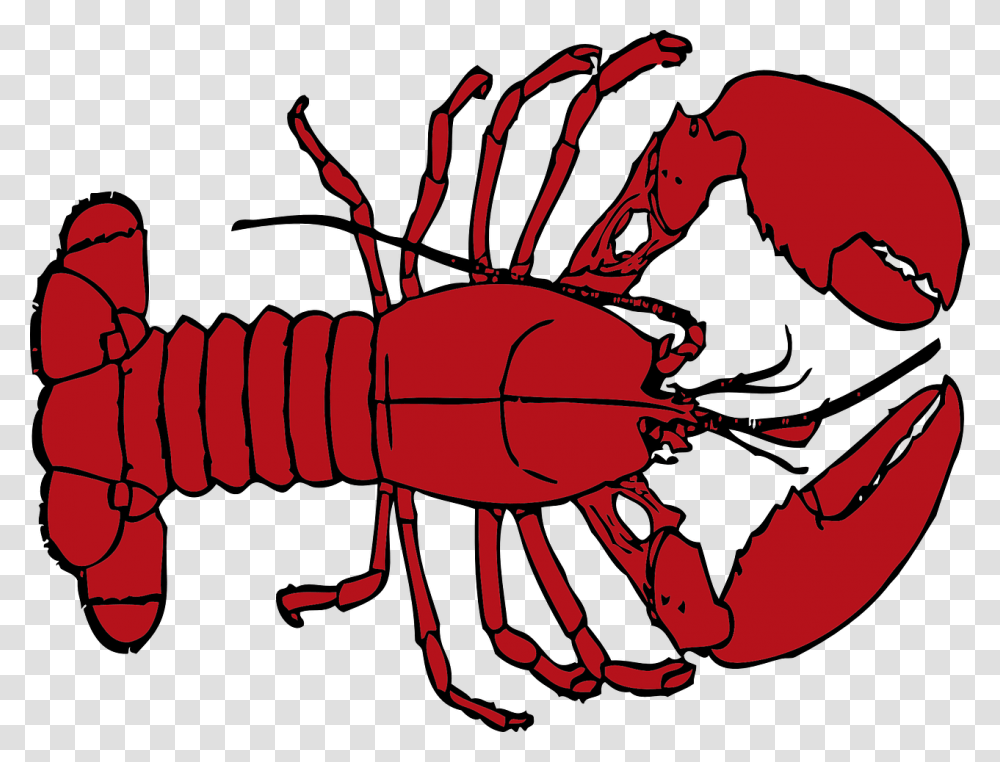 Crab Clipart Lobster Free Lobster Clipart, Crawdad, Seafood, Sea Life, Animal Transparent Png