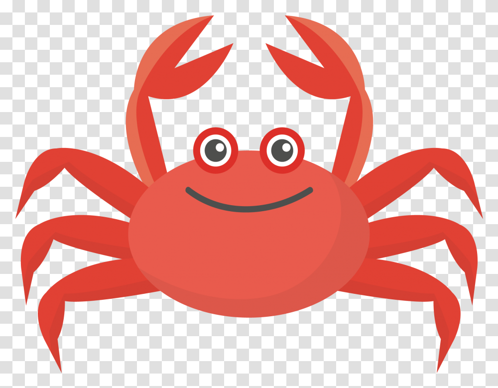 Crab Colorful Run Euclidean Vector Crab, Seafood, Sea Life, Animal Transparent Png