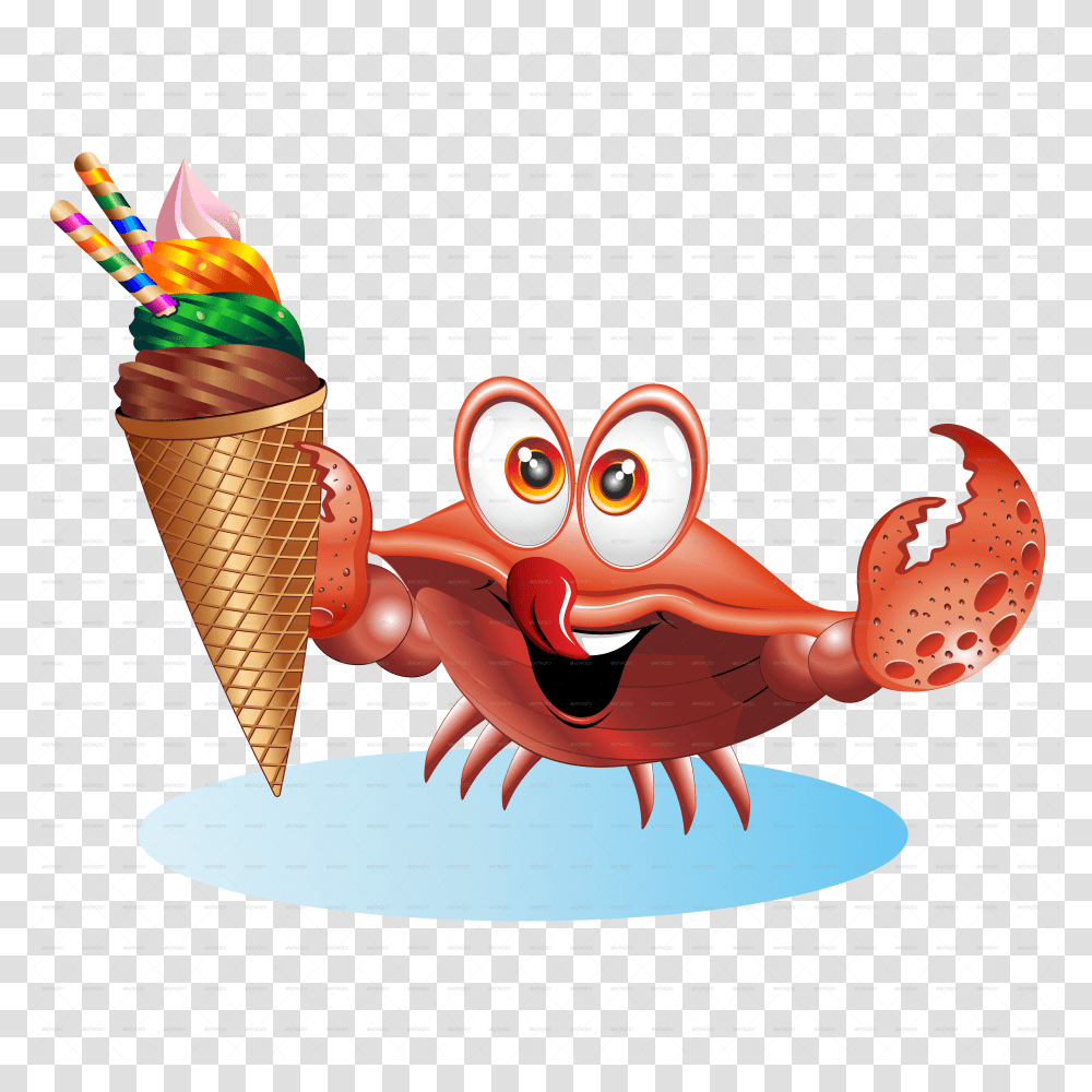 Crab Drinking Clipart, Cream, Dessert, Food, Creme Transparent Png